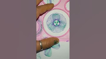 geometrical patterns and stencil art., #viral #stencilart #spirograph #satisfying #stencilart