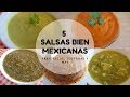 5 Salsas Mexicanas | Salsas Taqueras | Erika Blop