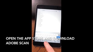 How to use the Adobe Scan app.
