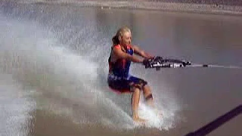 Kimberly Plake Barefoot Waterski