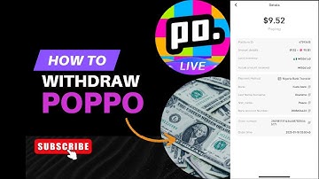 Cash Out Today!  Withdraw Money from Poppo. Easy Step by Step Guide.#