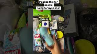 Pack with me for Nysc camp;         #packwithme #travelhacks #travel #youtubeshorts #viralshorts