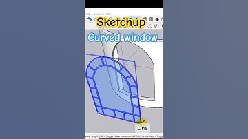 Creating a Curved window in Sketchup using a shape bender plugin