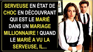 Serveuse en état de choc en découvrant l'identité du marié lors d'un mariage millionnaire !