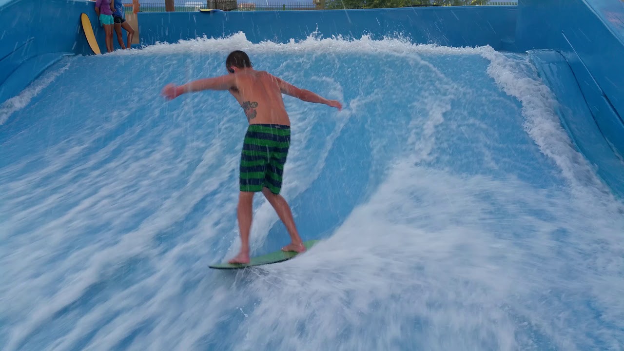 Best riders on the FlowRider Flow Barrel at Yas Waterworld Waterpark in ...