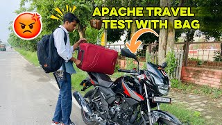 Apache travel test with bag 💼 part 2 @blackiyartr47