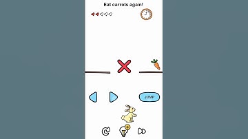 Brain Out Level 67 - Eat Carrots Again || brain test trick puzzle #2 on Trending for gaming