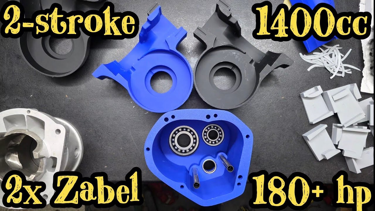 Разработка картера двигателя ZABEL V-Twin