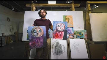 Mastery Program VLOG Episode 1 - Learning Oil Painting and Drawing