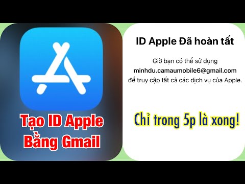 Tạo ID Apple bằng Gmail, dễ làm, tiện cho các bạn xài Android.