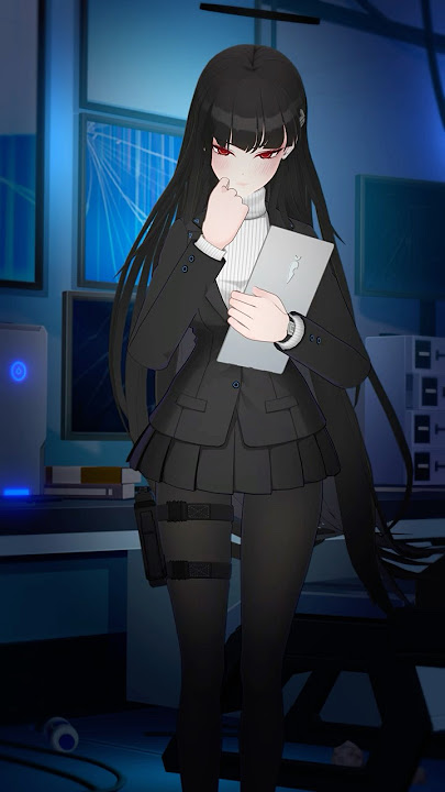 [Blue Archive] Ms. Rio is listening to music.