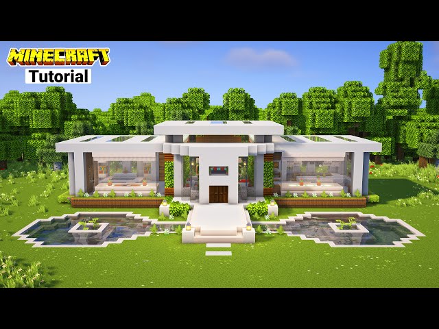 🏡 Minecraft, How to Make a MODERN HOUSE for SURVIVAL, LGDC Ep.7