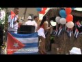 Carmen villalobos y sebastian caicedo en desfile cubano de new jersey 2011