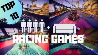 BEST 4 Player Splitscreen Racing Games on PS4 / PS5 | Couch Co-op | Multiplayer