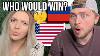 WHO WINS? | USA vs Russia Military Power Comparison 2022 | Reaction