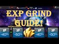 Exp grind guide  how to level up fast in marvel contest of champions