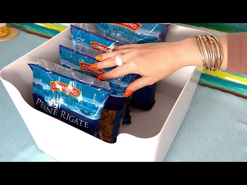 ASMR Organizing Pantry Foods • No Talking