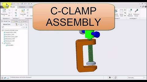 Assembly of C Clamp in Cre o For Beginner