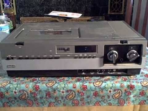 RCA SelectaVision VHS VCR Model VGT200 - YouTube