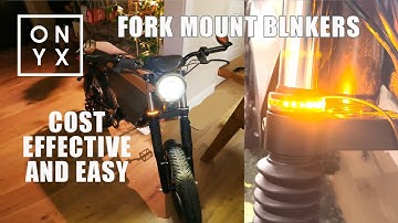 Onyx RCR 1.5 MOD // Turn Signals Install : Fork Mount Style