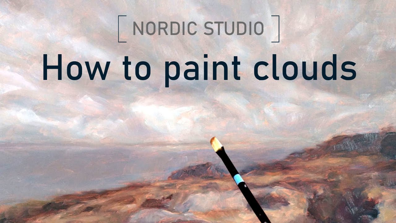 How to PAINT CLOUDS: oil painting TUTORIAL