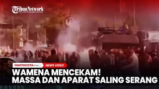 Wamena Mencekam Massa dan Aparat Saling Serang di Kantor DPR Papua Pegunungan screenshot 3