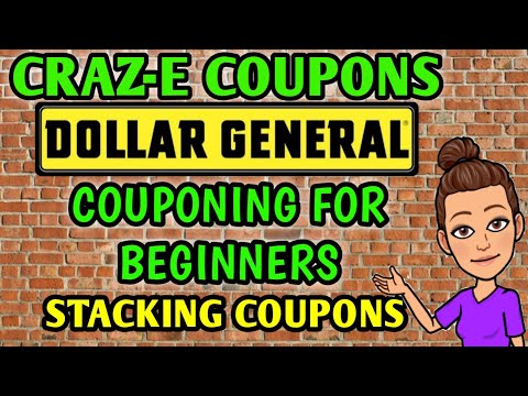 🤑COUPONING FOR BEGINNERS: STACKING COUPONS AT DOLLAR GENERAL🤑HOW TO COUPON FOR BEGINNERS🤑