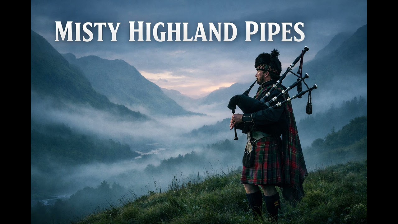 Misty Highland Pipes 🇬🇧 | Emotional Scottish Bagpipe Music
