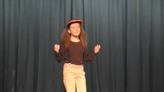 Gabrielle singing "Different" From the Musical "Honk"  March 6th, 2014 age 10