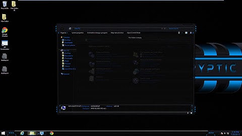 Cryptic Blue - Theme for Windows 7/8/10