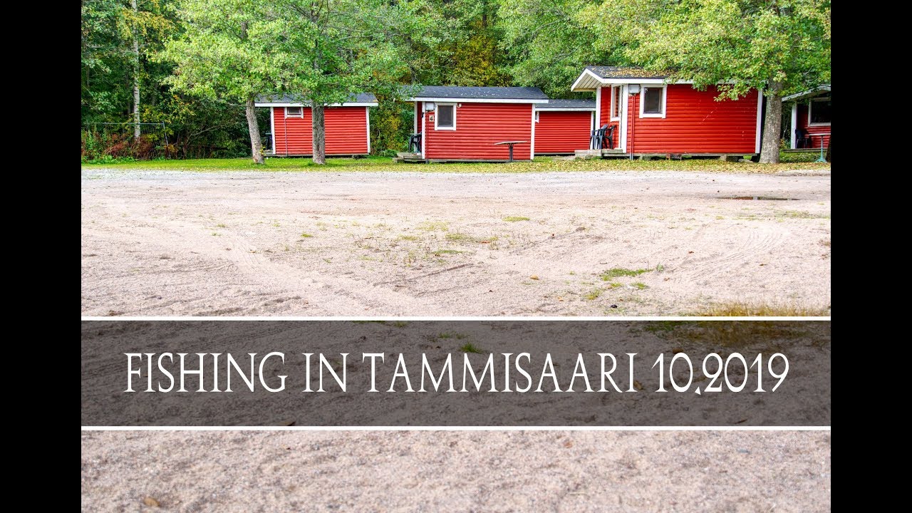 Fishing in Tammisaari (Ekenäs), Finland  October 2019.