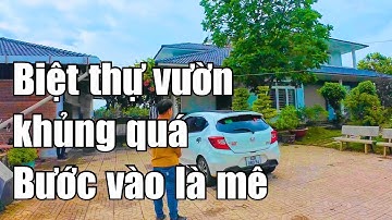 Biệt thự vườn quá khủng ! Cây trái sum suê quá xá đã