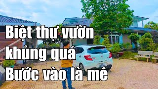 Biệt thự vườn quá khủng ! Cây trái sum suê quá xá đã