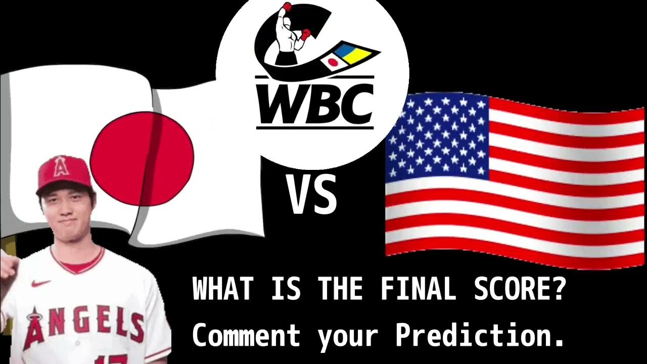 JAPAN VS AMERICA WBC FINALS YouTube