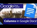 Creating Columns in Google Docs