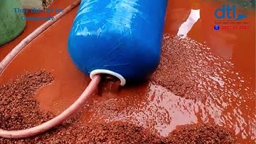 Thay thế vật liệu cho cột lọc Composite bị nhiễm Phèn nặng