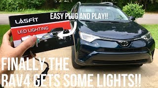 LASFIT LA SERIES 9012 LED Lights for High Beam and Low Beam Replacement | 2017 Toyota RAV4