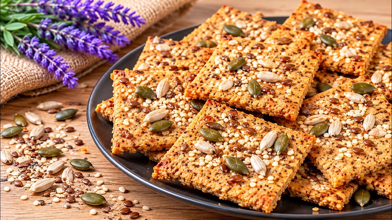 High Protein Lentil Crackers for Strong Muscles & Healthy Joints ...