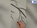 رسم بالفحم رسم على الجدار جداريات رسم شجرة رسم الجزء الاول Drowning In A Wall 
