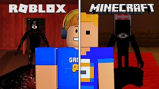 Zerei As Entidades do ROBLOX DOORS no MINECRAFT!