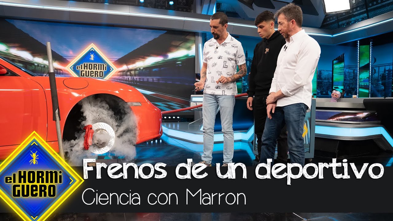 Pedri alucina: descubre cómo funcionan por dentro los frenos de un deportivo - El Hormiguero