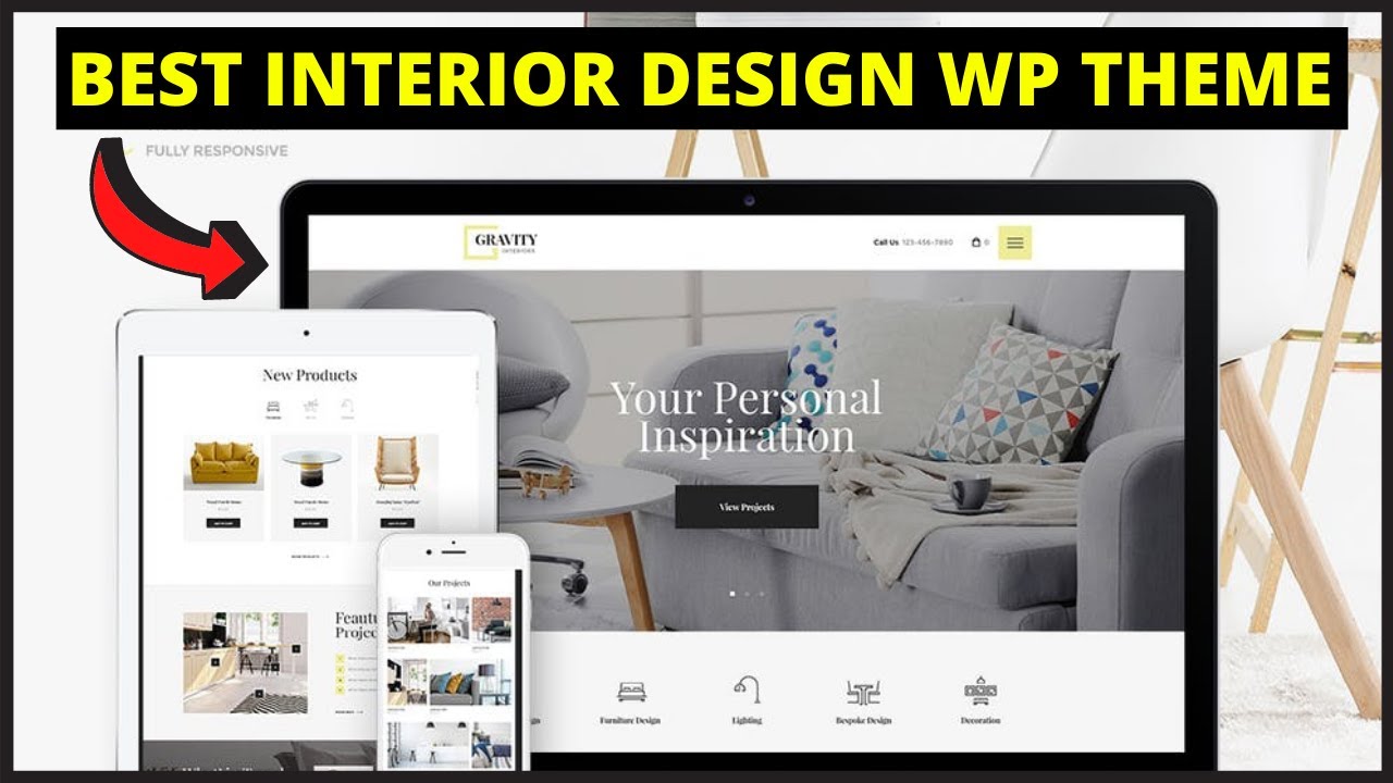 Best WordPress theme for Interior Design, Home Decor & Furniture Store ...