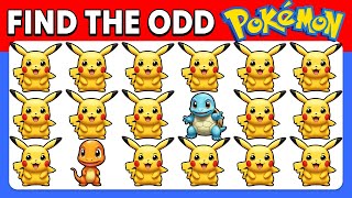 Find the Odd One Out: POKEMON Edition ⚡🧩 | Easy, Medium, Hard, Impossible