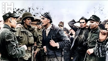 Execution of Nazi Guards during Dachau Liberation Reprisals - Dachau Massacre