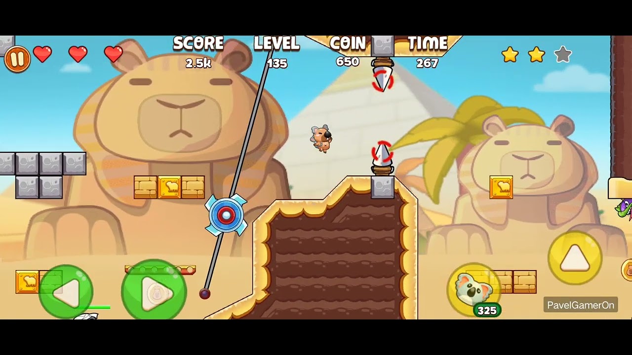 Capybara Adventure lv 15 world 3