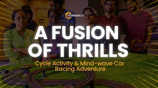 Experience the Ultimate Fusion of Cycle Activity & Mindwave Car Racing 🚗🚴‍♂️ #carracing #cycling