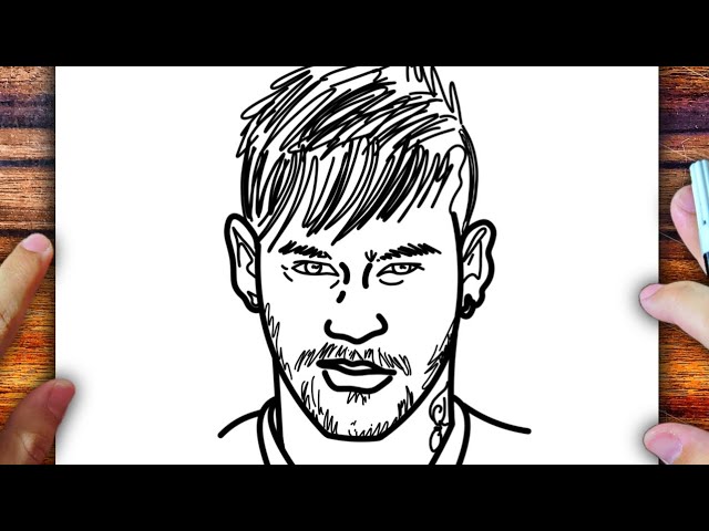 Asad Afridi Arts - How to draw Neymar Jr Digital Drawing with Pencil Color  | Easy Drawing | for Football Fans / Asad Afridi Arts Video :  https://www.youtube.com/watch?v=CUHptrH8Za4 | Facebook