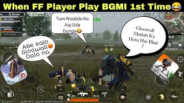When Free Fire Player Play BGMI First Time😂