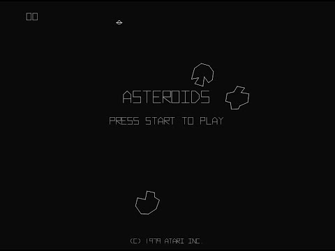 Atari Asteroid Clone Game Using Pygame