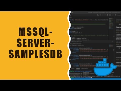 Se acabó instalar SQL Server: mssql-server-samplesdb
